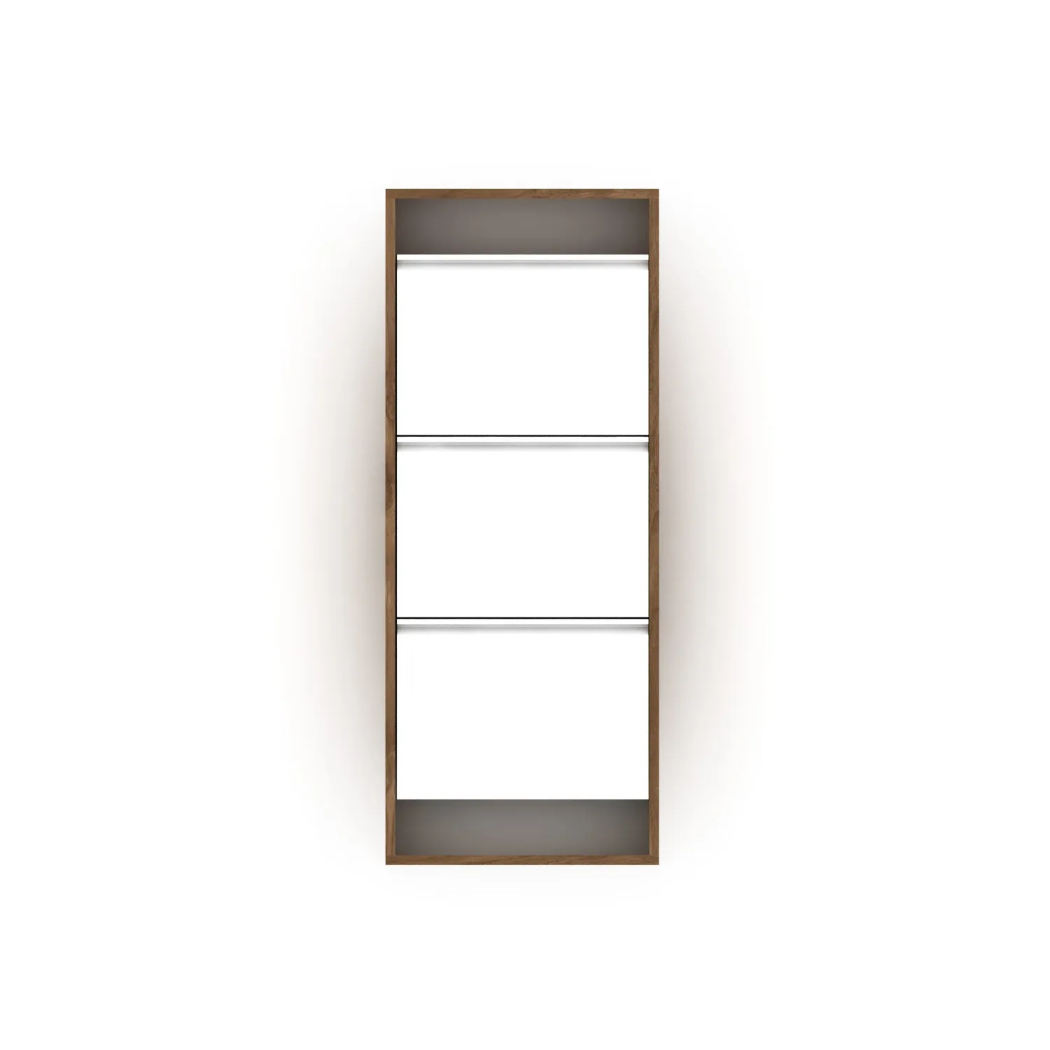 3 Tier Wood Shoe Rack Organizer with 20 x 6 x 49 Dimensions for Neat Storage