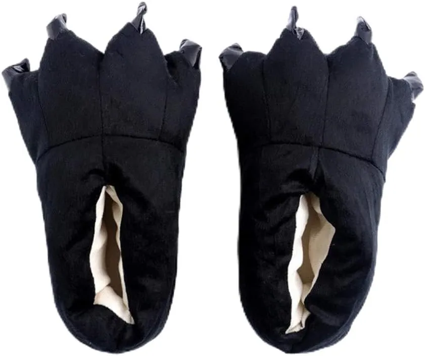 A Pairs Child Boys Girls Indoor Slippers Cute Animal Funny Animal Paw Monster Claw Shoes 4-10 Years