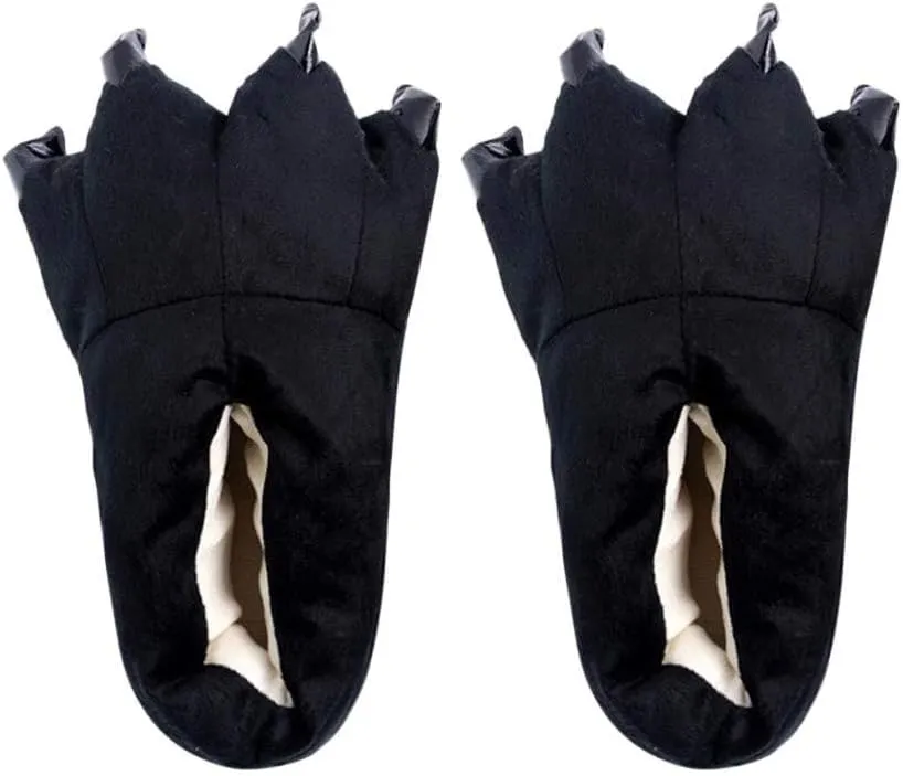 A Pairs Child Boys Girls Indoor Slippers Cute Animal Funny Animal Paw Monster Claw Shoes 4-10 Years
