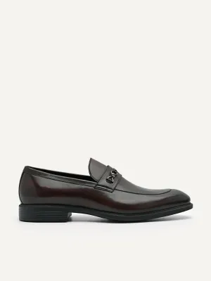 Altitude Lightweight Leather Loafers with Metal Bit