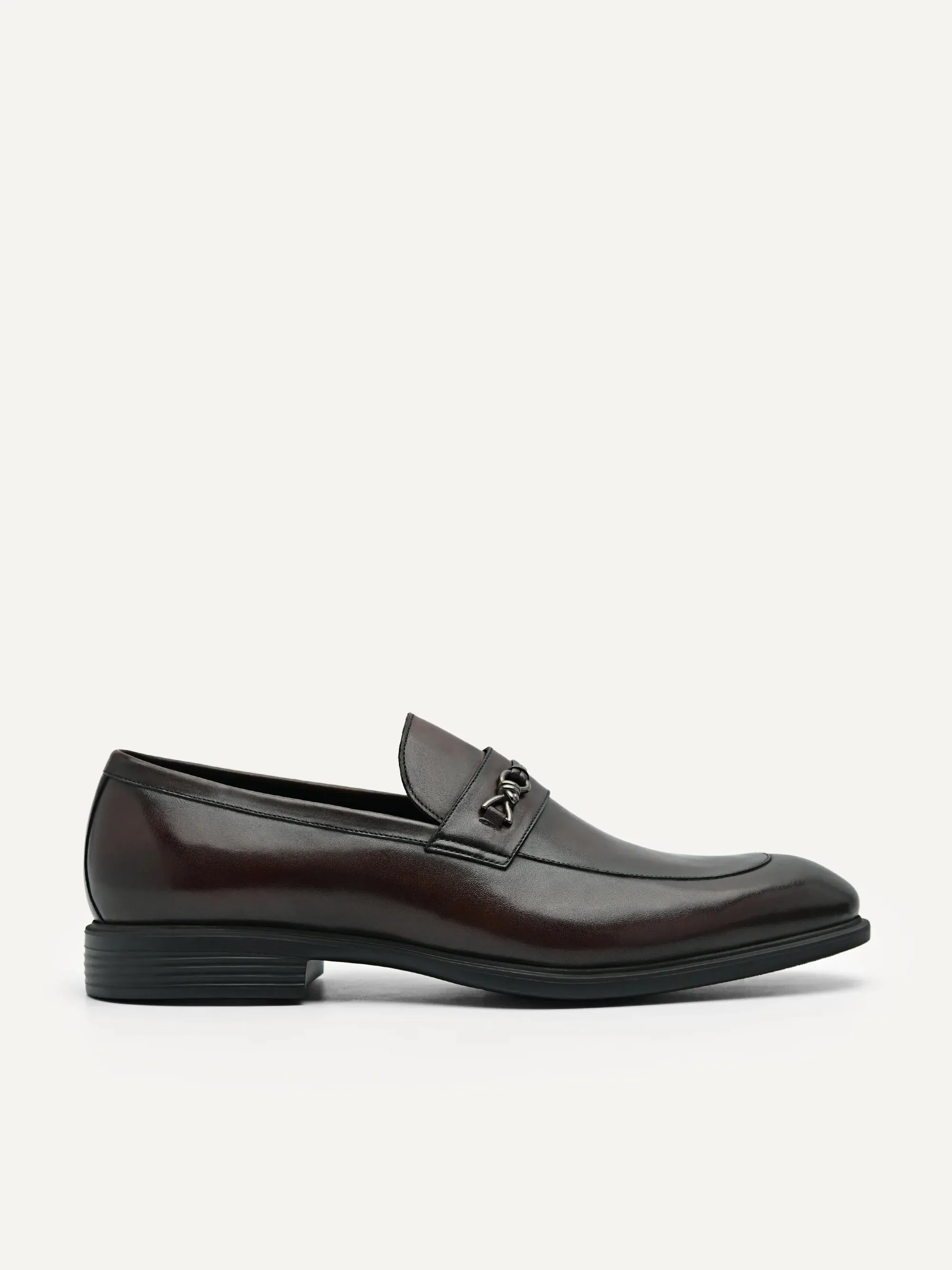 Altitude Lightweight Leather Loafers with Metal Bit