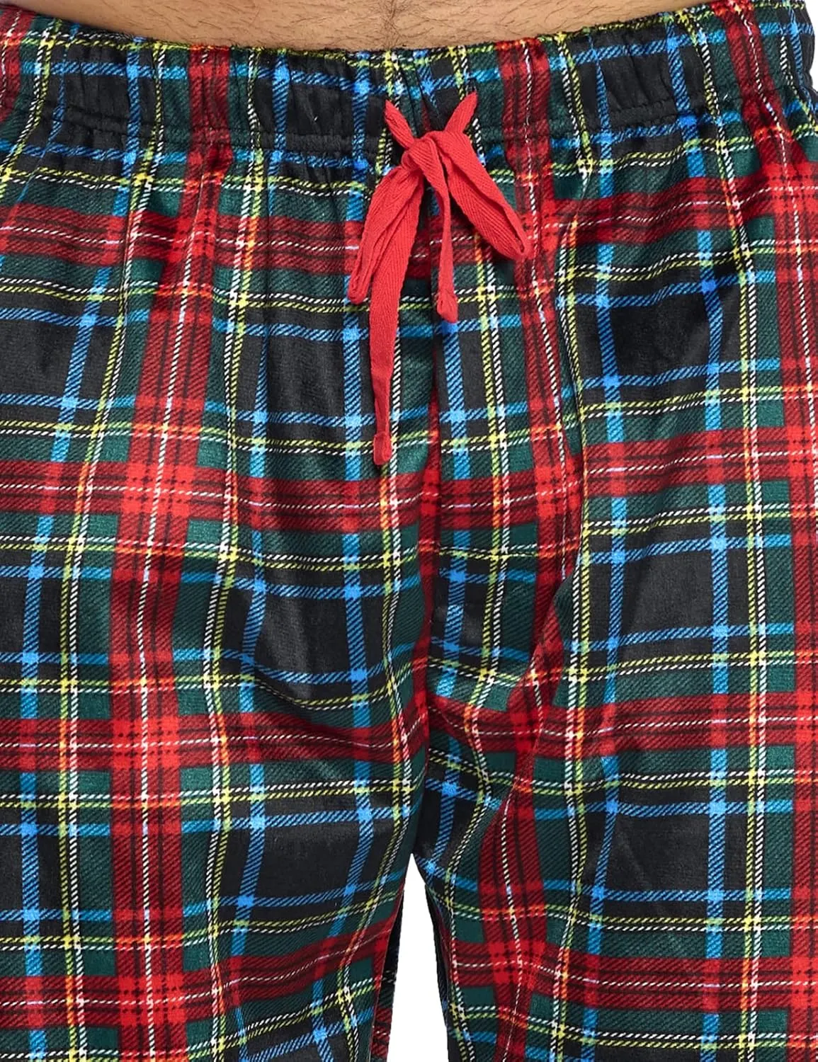Ashford & Brooks Men's Fleece Pajama Pants, Fuzzy Soft Sleep Lounge Bottoms