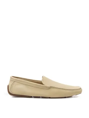 Bally Beige Loafer in Suede