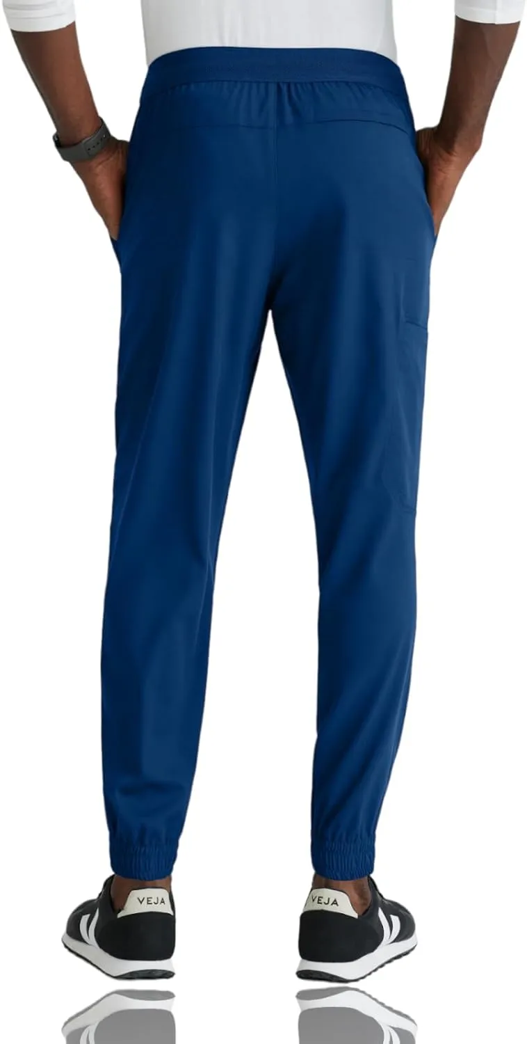 BARCO Grey's Anatomy Spandex Stretch Direct - Striker Scrub Jogger for Men, Elastic Waist Band Men's Scrub Pant