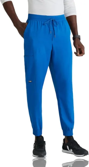 BARCO Grey's Anatomy Spandex Stretch Direct - Striker Scrub Jogger for Men, Elastic Waist Band Men's Scrub Pant