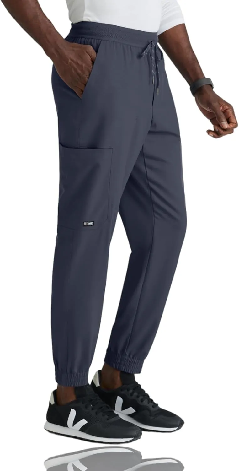 BARCO Grey's Anatomy Spandex Stretch Direct - Striker Scrub Jogger for Men, Elastic Waist Band Men's Scrub Pant