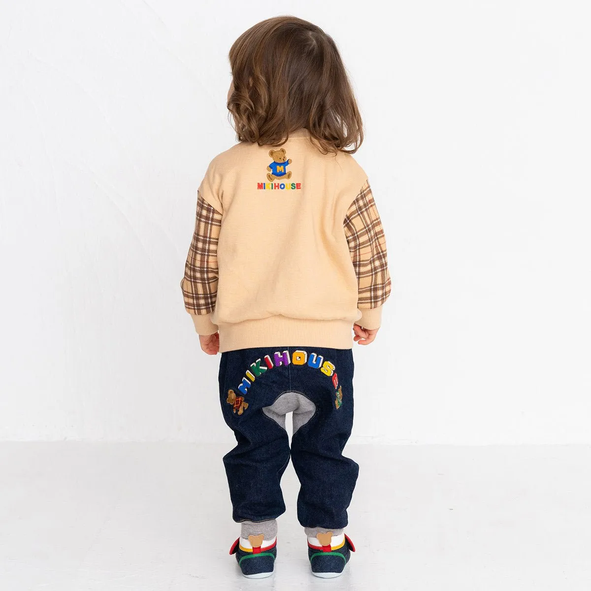 Beary Denim First Walker Shoes