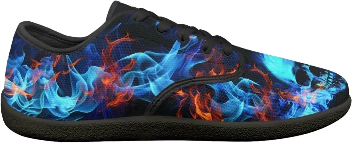 Binienty Lace Up Walking Sneakers for Women Men Zero Drop Sole Barefoot Shoes Wide Width Flats