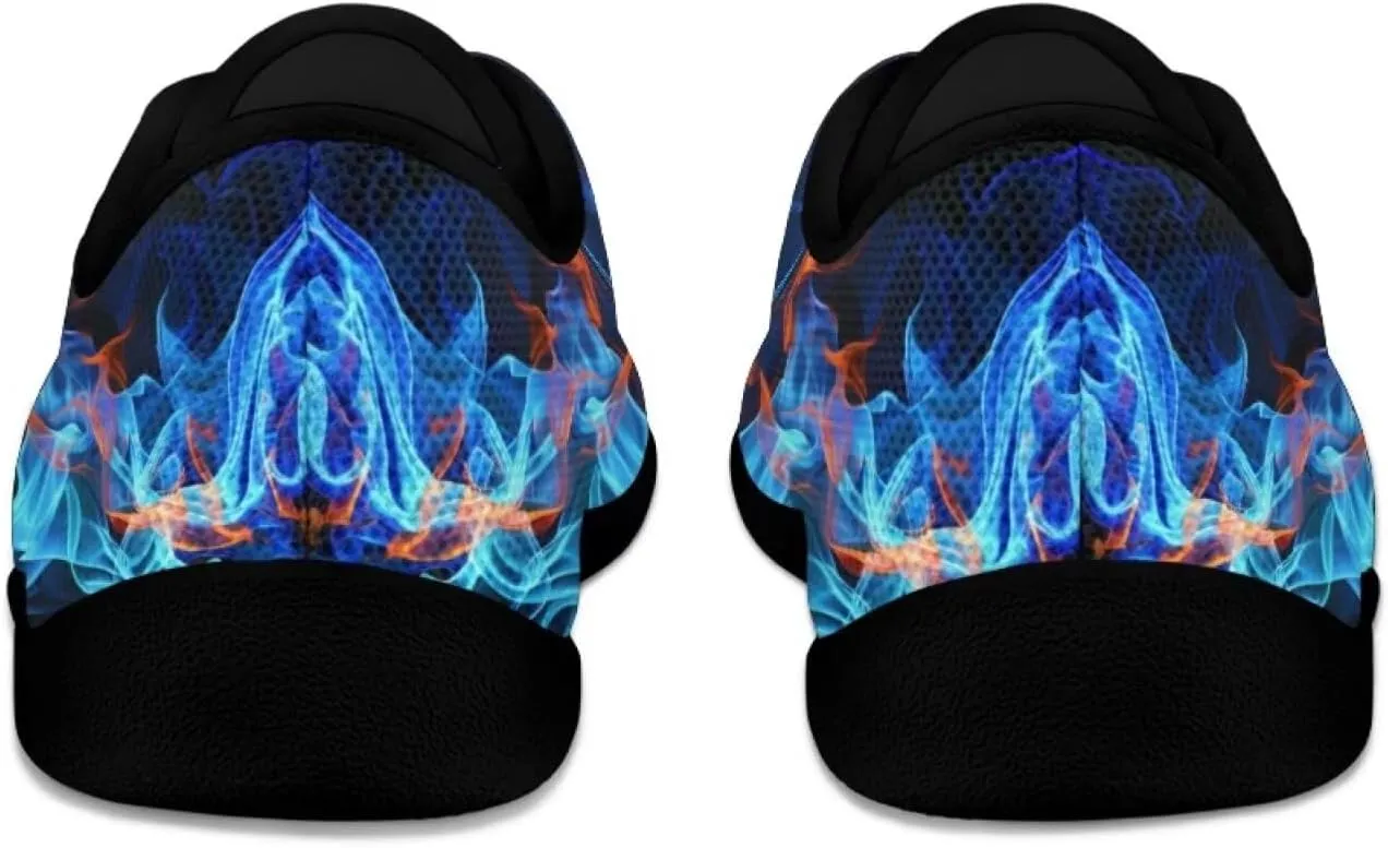 Binienty Lace Up Walking Sneakers for Women Men Zero Drop Sole Barefoot Shoes Wide Width Flats