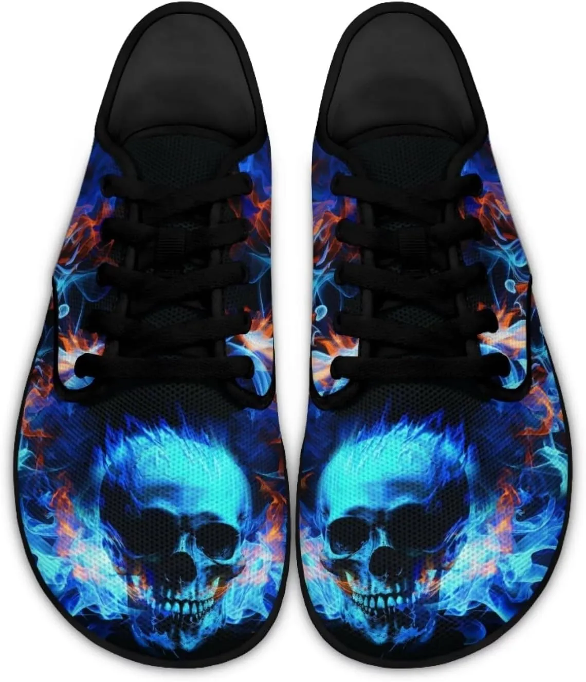 Binienty Lace Up Walking Sneakers for Women Men Zero Drop Sole Barefoot Shoes Wide Width Flats