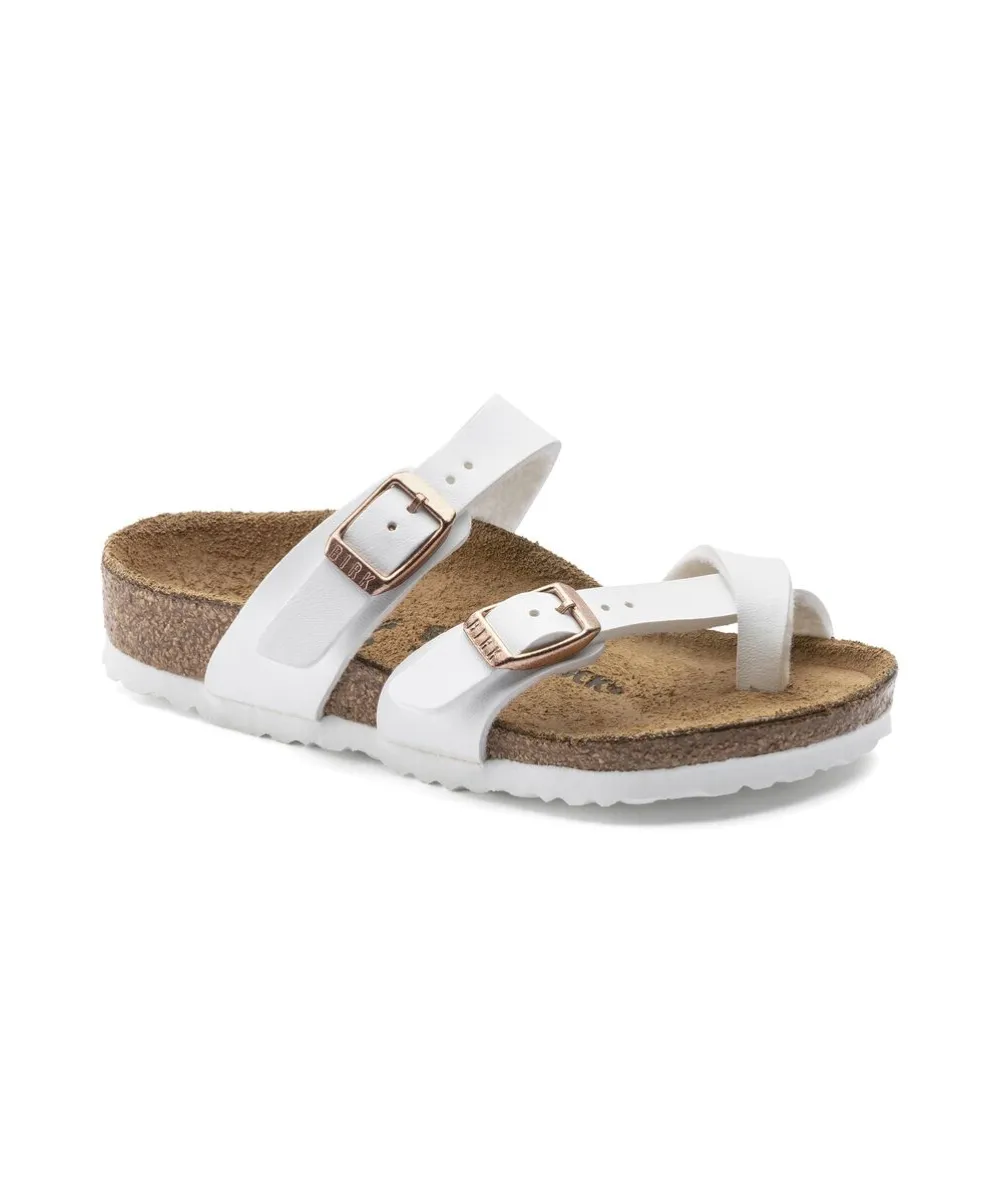 BIRKENSTOCK MAYARI KIDS NARROW FIT IN WHITE