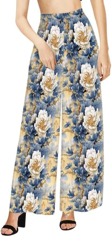 Blood Splatter Women's High Waist Pants Colorful Colorblock Beach Palazzo Long Pant Polka Dot Lounge Pant Trouser