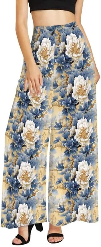 Blood Splatter Women's High Waist Pants Colorful Colorblock Beach Palazzo Long Pant Polka Dot Lounge Pant Trouser