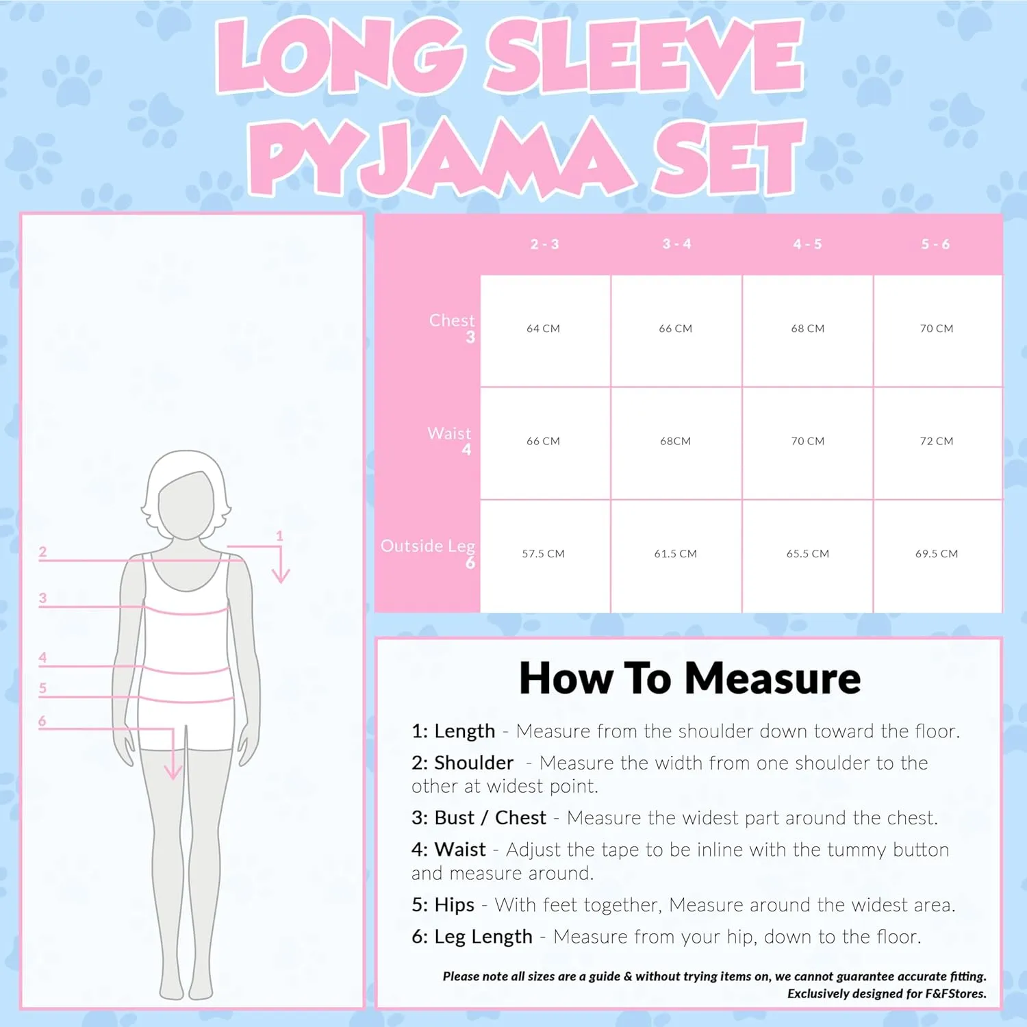 Bluey Pajamas for Girls Toddlers Long PJs Set Lounge Set Comfy Sleepwear