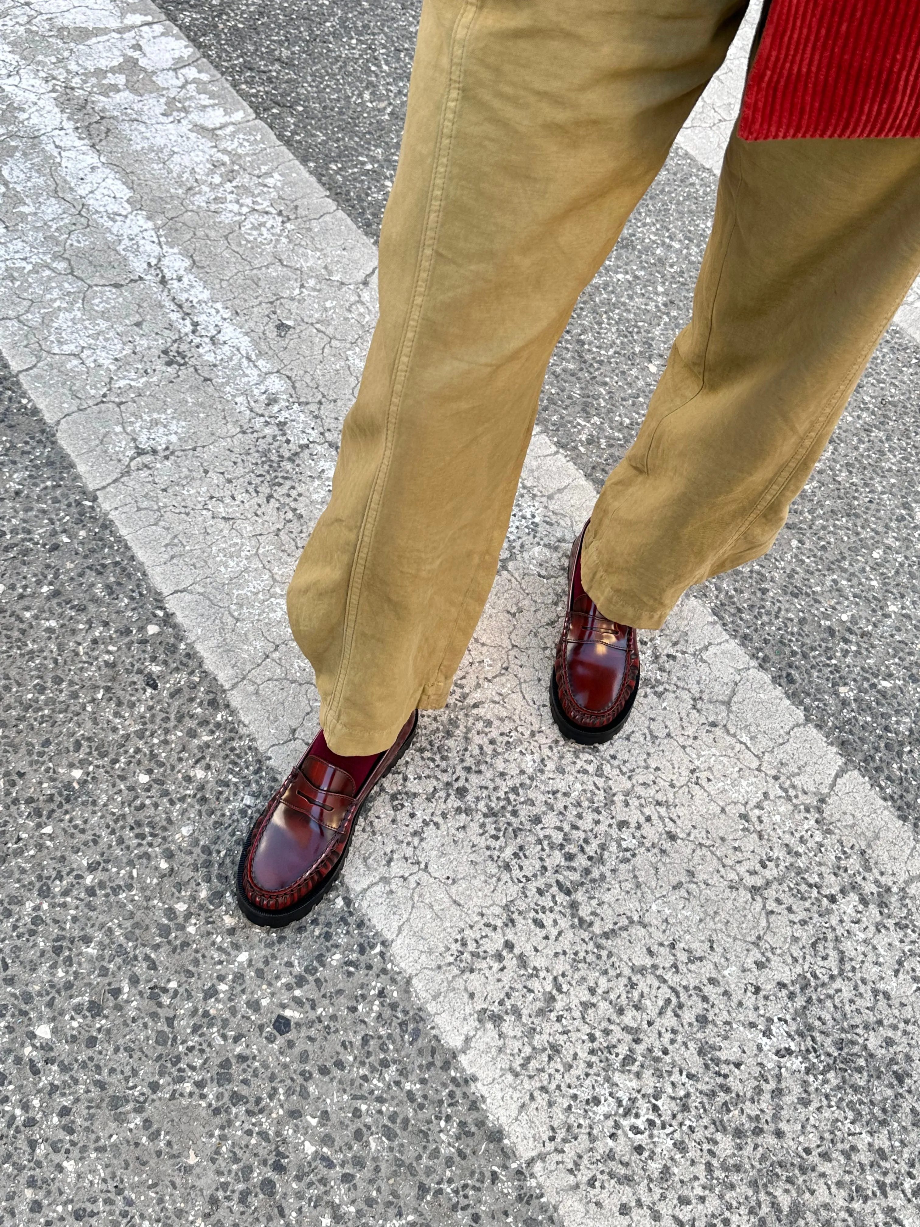 Bordeaux Penny Chunky Loafer