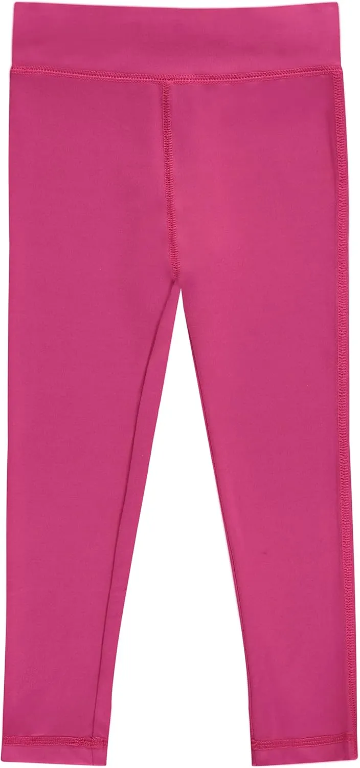 BTween Girls 4 Pack Leggings Set, Exercise, Sports Tights with Wide Waistband for Girls