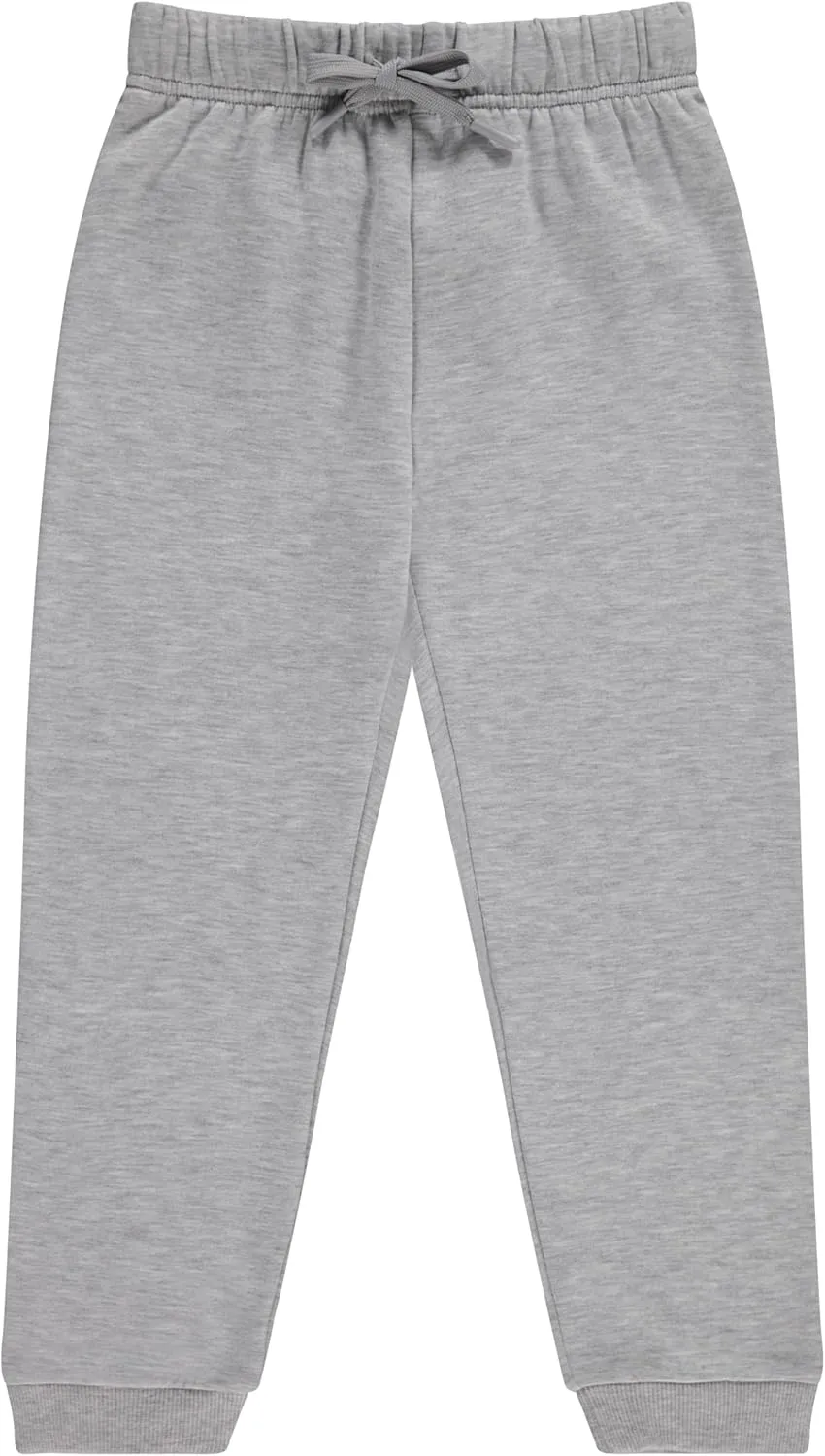 BTween Kids Girl's Fashion Stretch Waist Ultra Soft Jogger Pants Set - 3 Pack Bundle