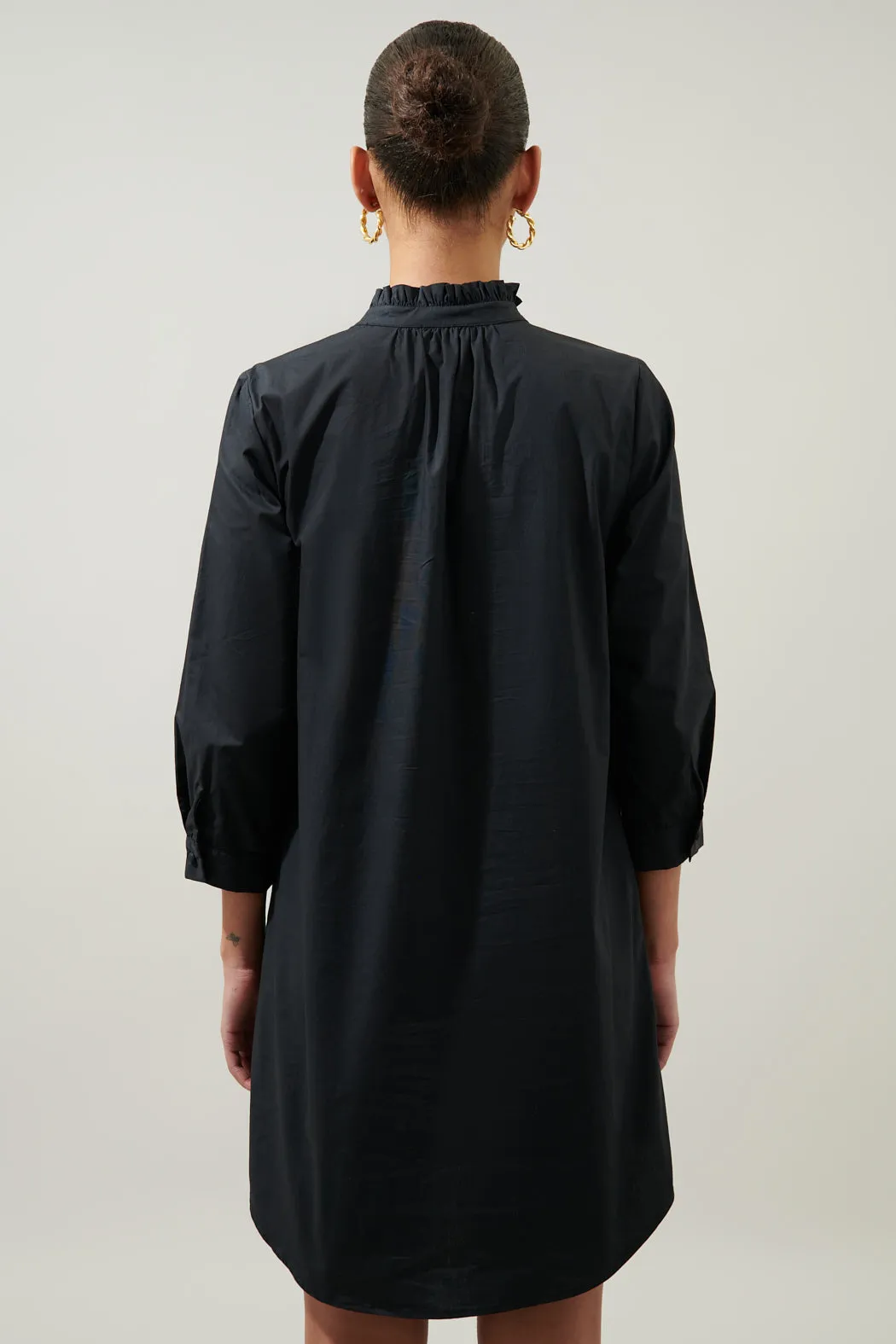 Camden Poplin Collared Shirt Dress