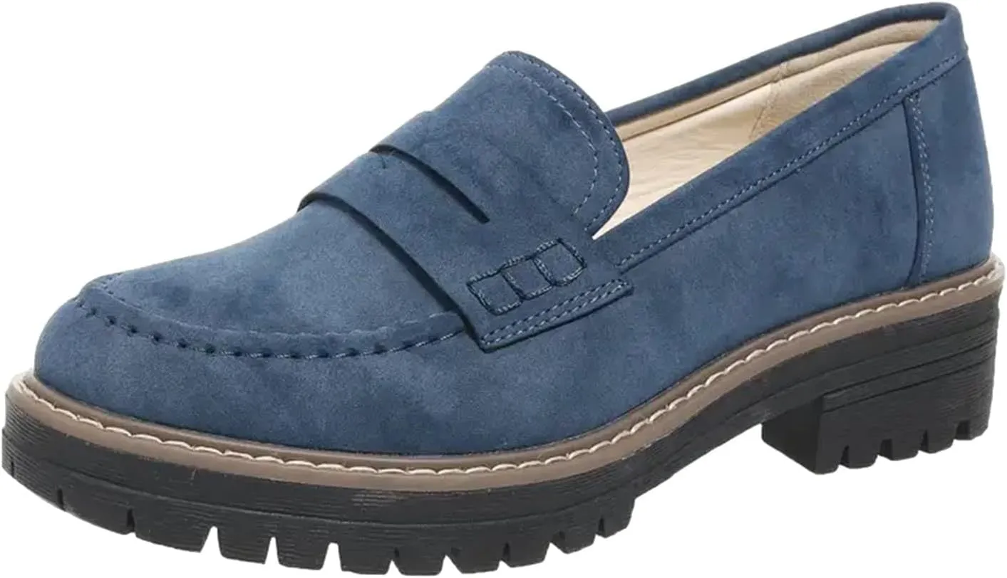 Cathalem Orthoture-Orthopedic Platform Loafers Comfort Orthopedic Shoes Womens Round Toe Walking Shoe Slip on Shoes