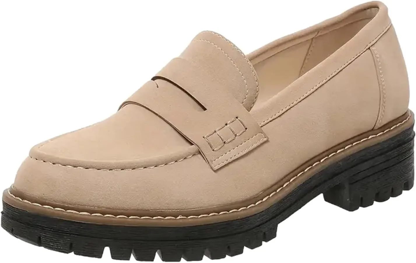 Cathalem Orthoture-Orthopedic Platform Loafers Comfort Orthopedic Shoes Womens Round Toe Walking Shoe Slip on Shoes