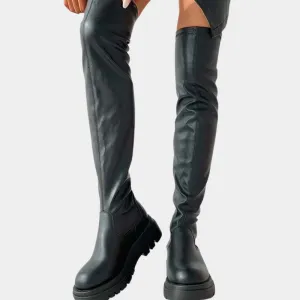Chique Overknee Laarzen voor Dames voor een Verfijnde Look