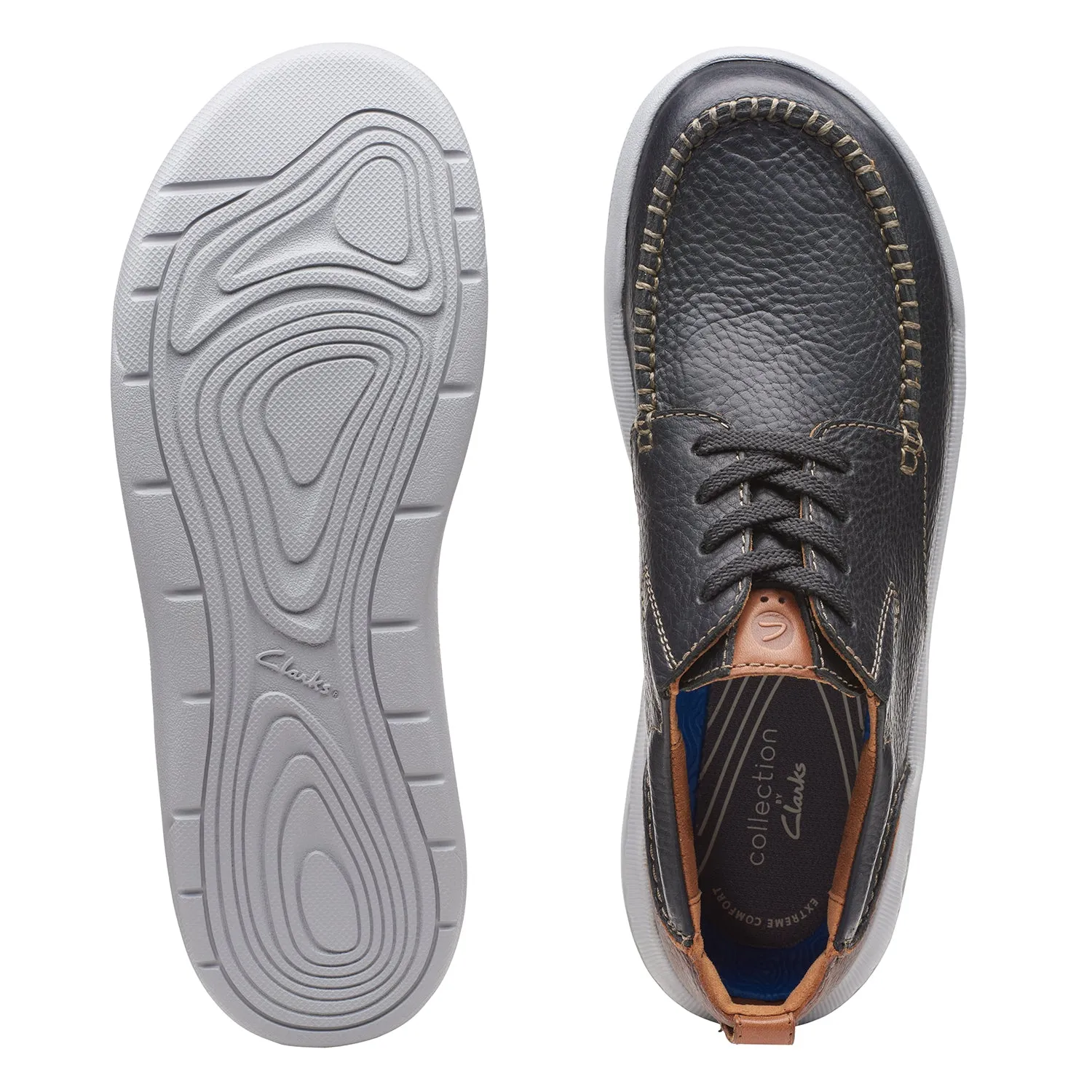 Clarks Driftway Low Shoes (Wide Fit)