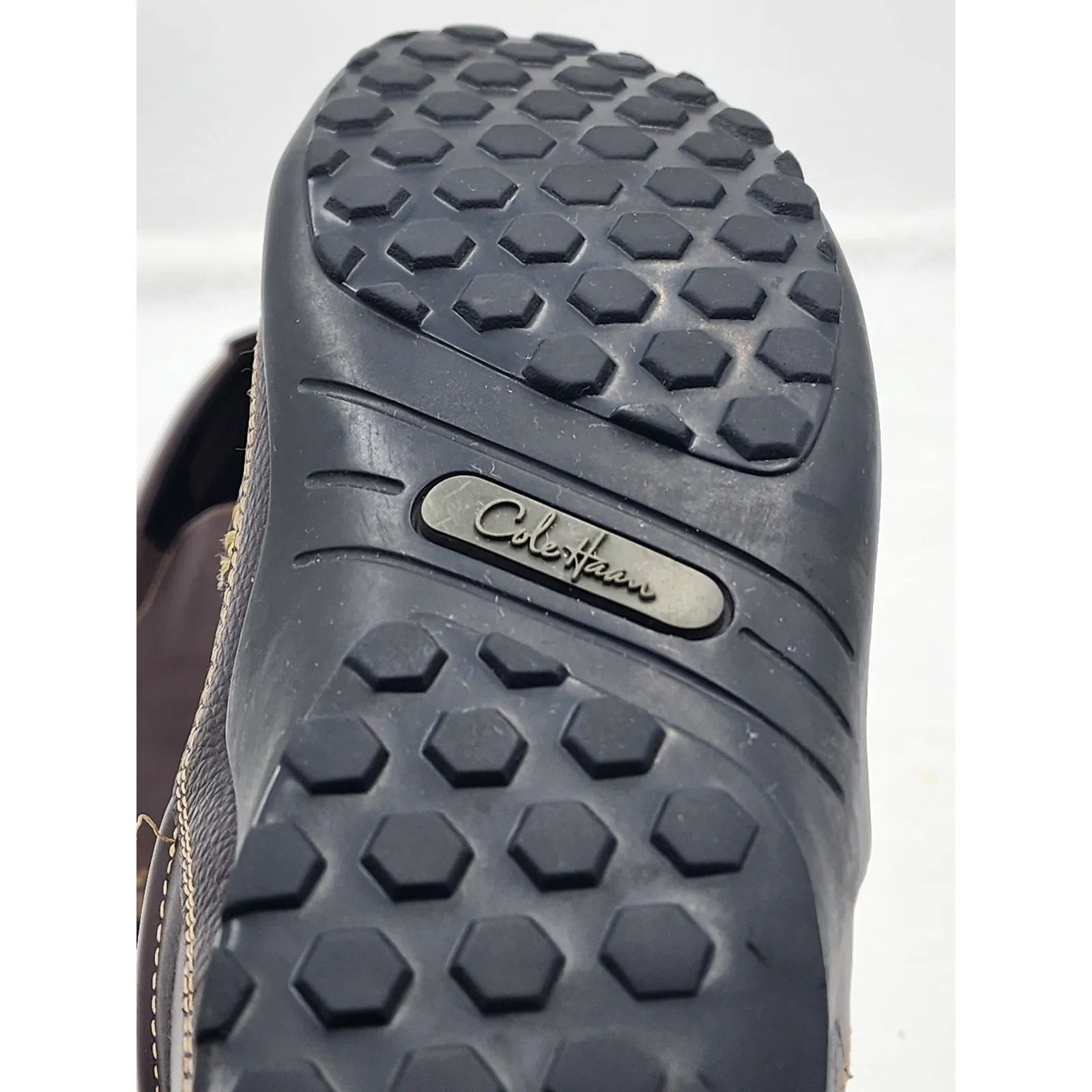 Cole Haan Shoes Loafers Mens Size 9M Brown Leather Slip On Loafers c04059