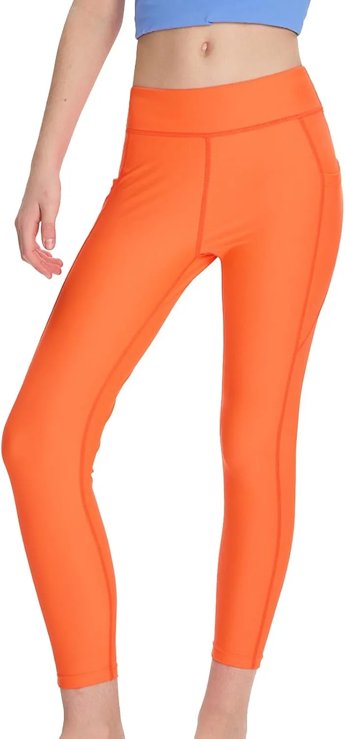 DEVOROPA Boys Girl's Swim Pants Quick Dry Swimming Leggings Board Surfing Beach Swimwear UPF 50  Tights Rash Guard Swimsuit