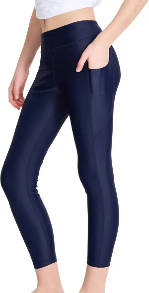 DEVOROPA Boys Girl's Swim Pants Quick Dry Swimming Leggings Board Surfing Beach Swimwear UPF 50  Tights Rash Guard Swimsuit