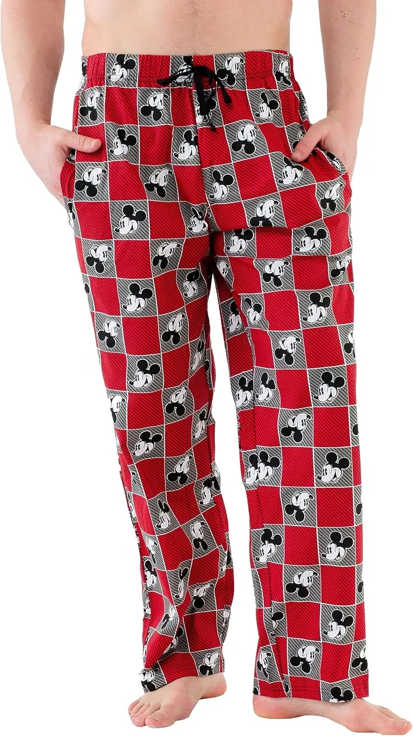 Disney Mickey Mouse Mens Mickey Mouse Lounge Pants