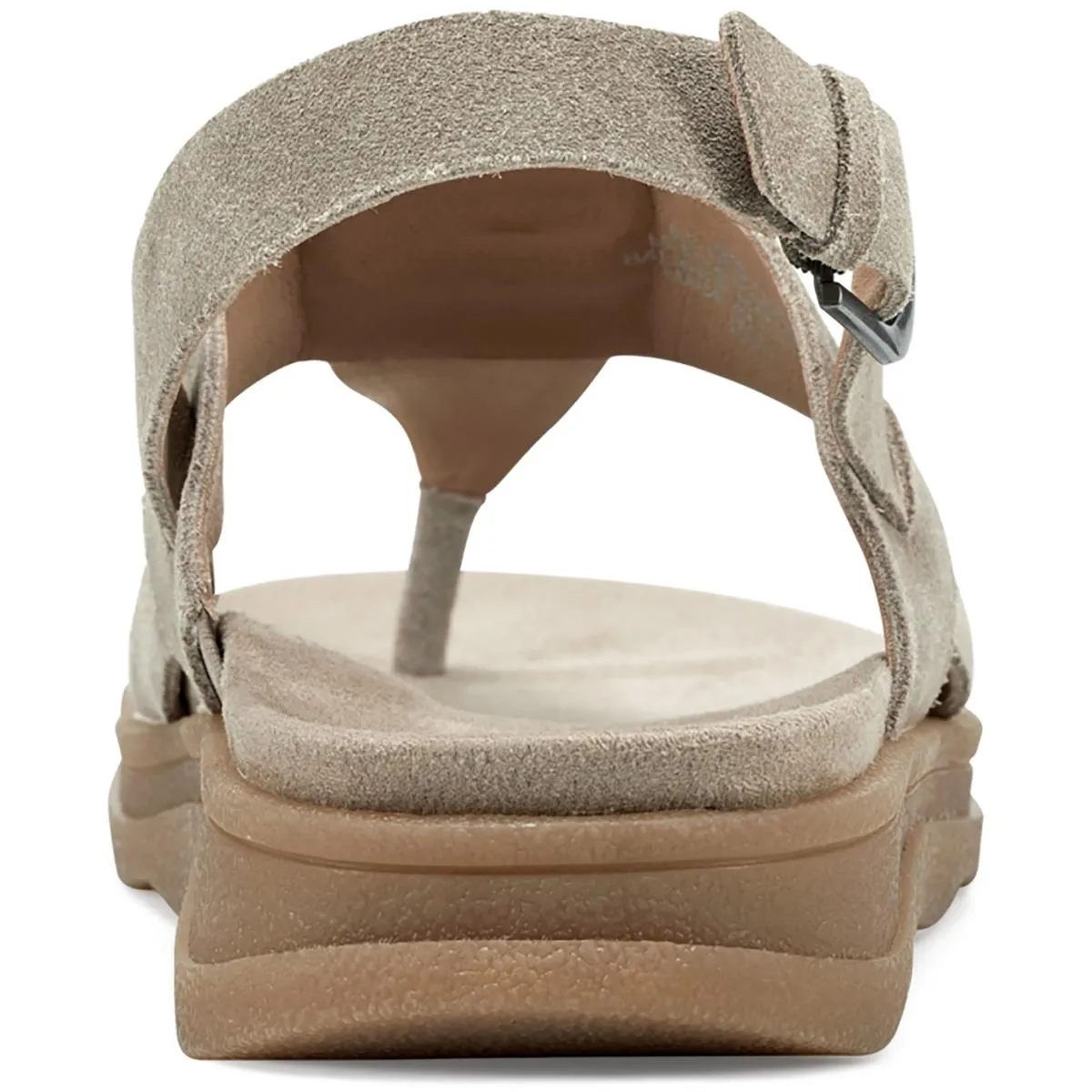 Earth Womens Luciana 8 Suede Thong Slingback Sandals