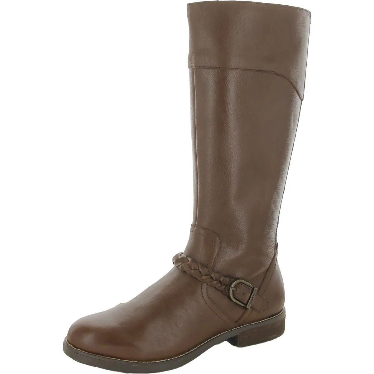 Earth Womens Mira Leather Tall Knee-High Boots