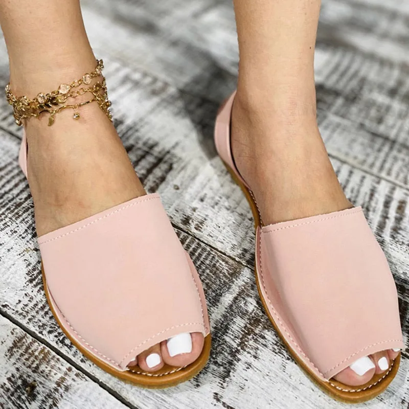 elveswallet Casual Peep Toe Sandals