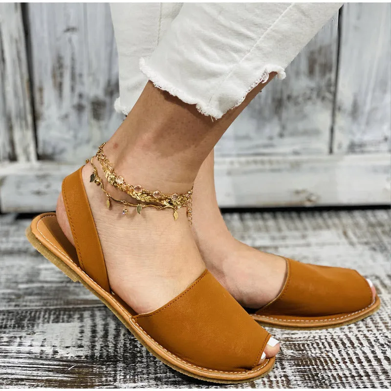 elveswallet Casual Peep Toe Sandals