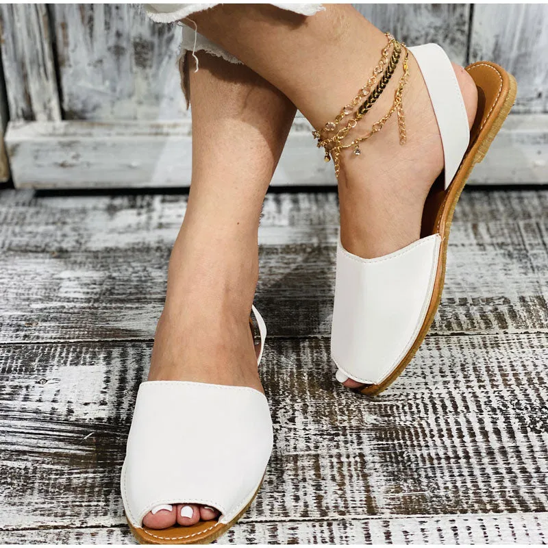 elveswallet Casual Peep Toe Sandals