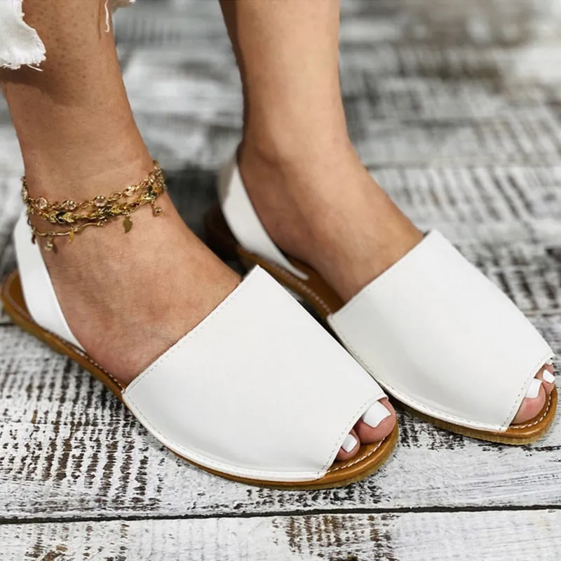 elveswallet Casual Peep Toe Sandals