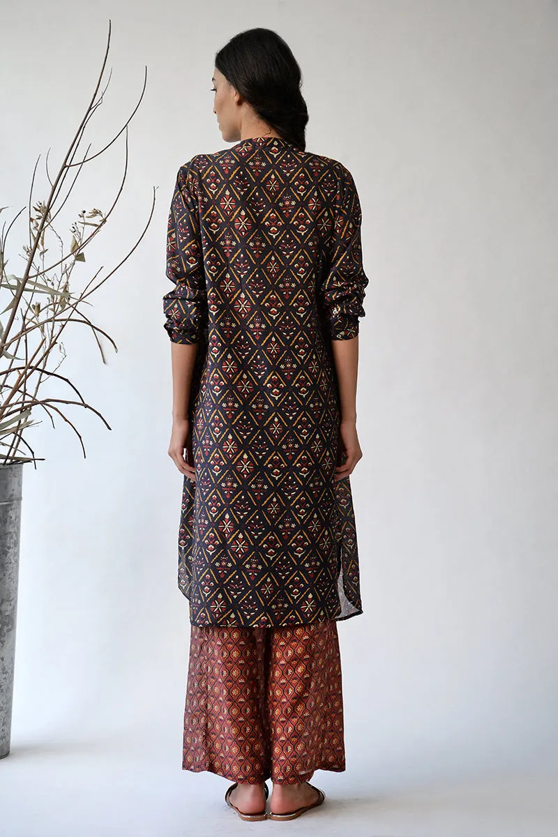 FEZ CONTRAST INSERT TUNIC
