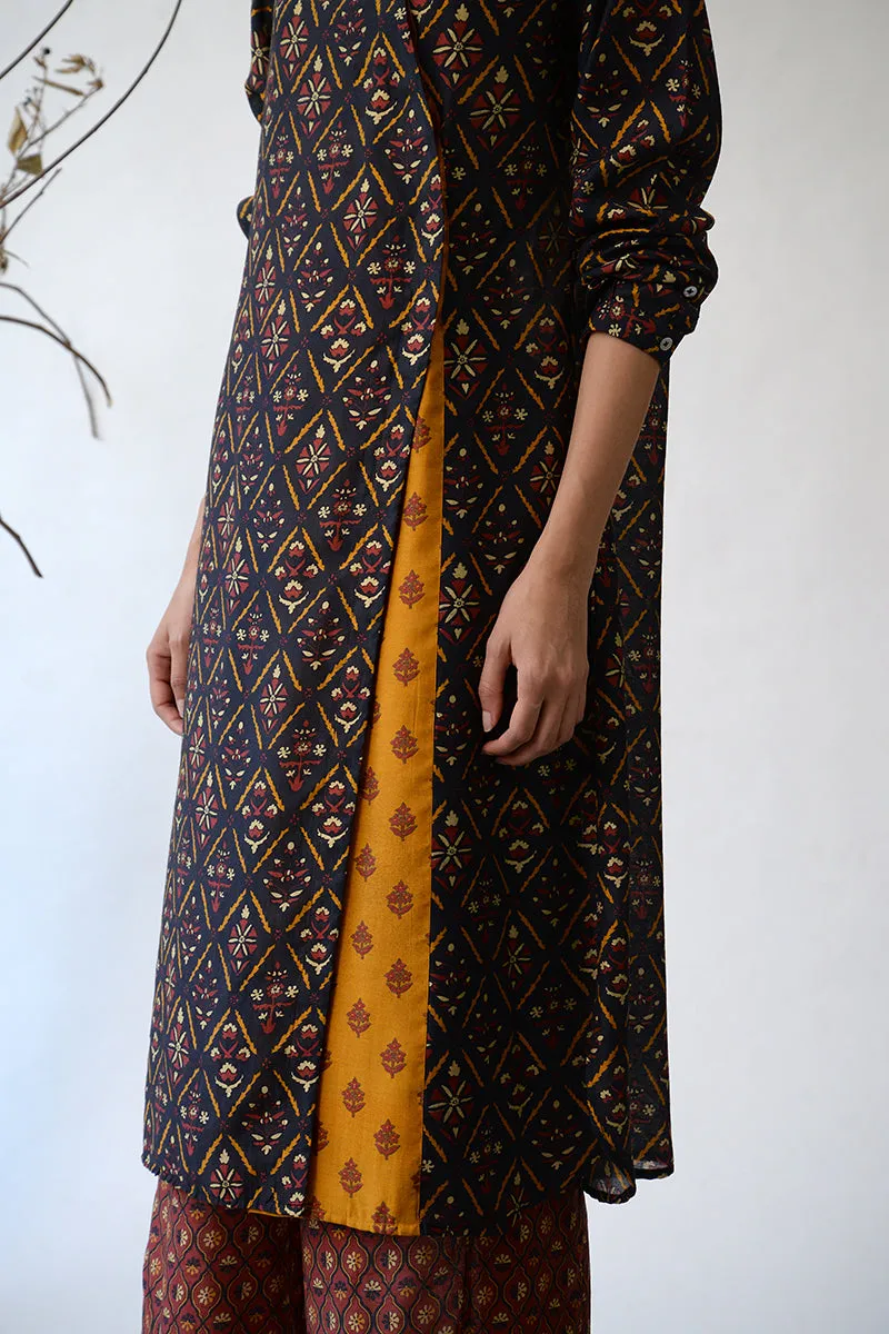 FEZ CONTRAST INSERT TUNIC
