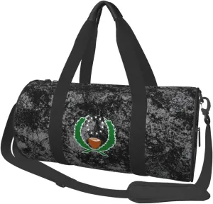Flag of Pohnpei Convertible Garment Bag with Shoulder Strap, Carry on Garment Duffel Bag for Men Women - Rolling Foldable for Travel Luggage Bags (Black)