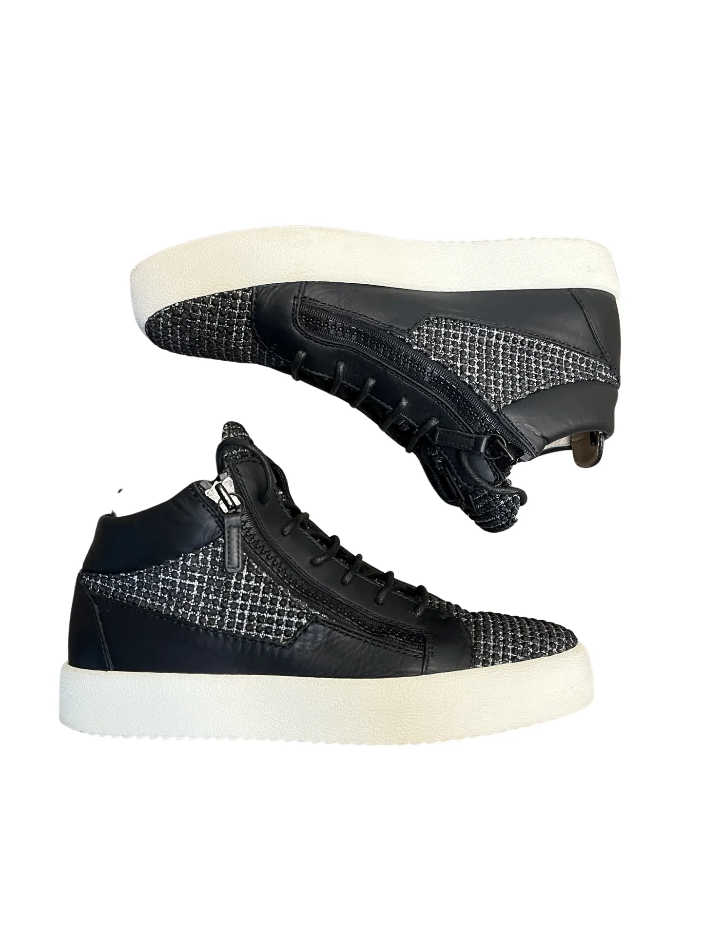 GIUSEPPE ZANOTTI SWAROVSKI CRYSTAL STUDDED SNEAKERS