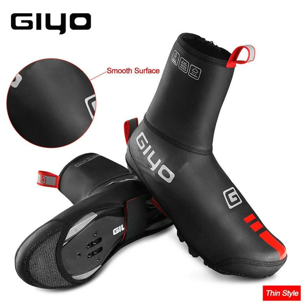 GIYO Outdoor Windproof Waterproof Dustproof MTB Rode Cycling Thin Mixed Color Smooth Shoe Cover