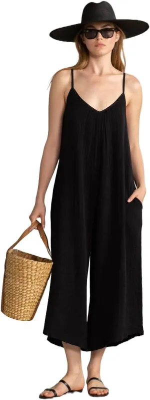 Gottex Beach Life Resort Natural Wide Leg Jumpsuit, Swimsuit Coverup for Women, Stylish Elegant & Versatile Summer Essential