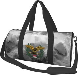 Hungary-Hungarian-Defence-Forces-Emblem- Convertible Garment Bag with Shoulder Strap, Carry on Garment Duffel Bag for Men Women - Rolling Foldable for Travel Luggage Bags (Black)