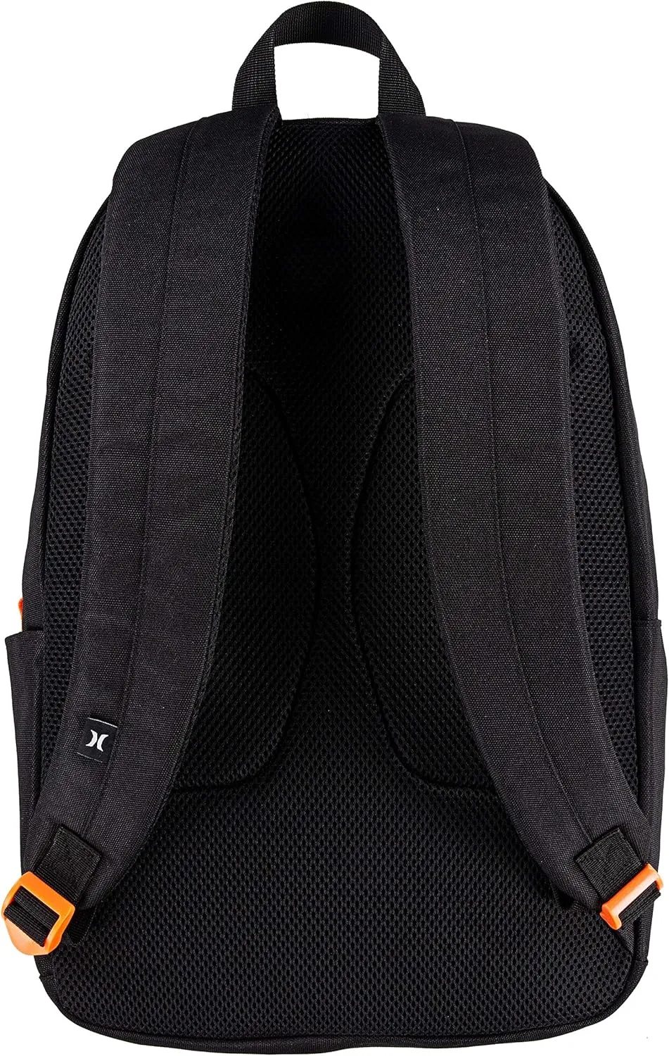 Hurley Kids' One and Only Backpack, Black/Orange, Large