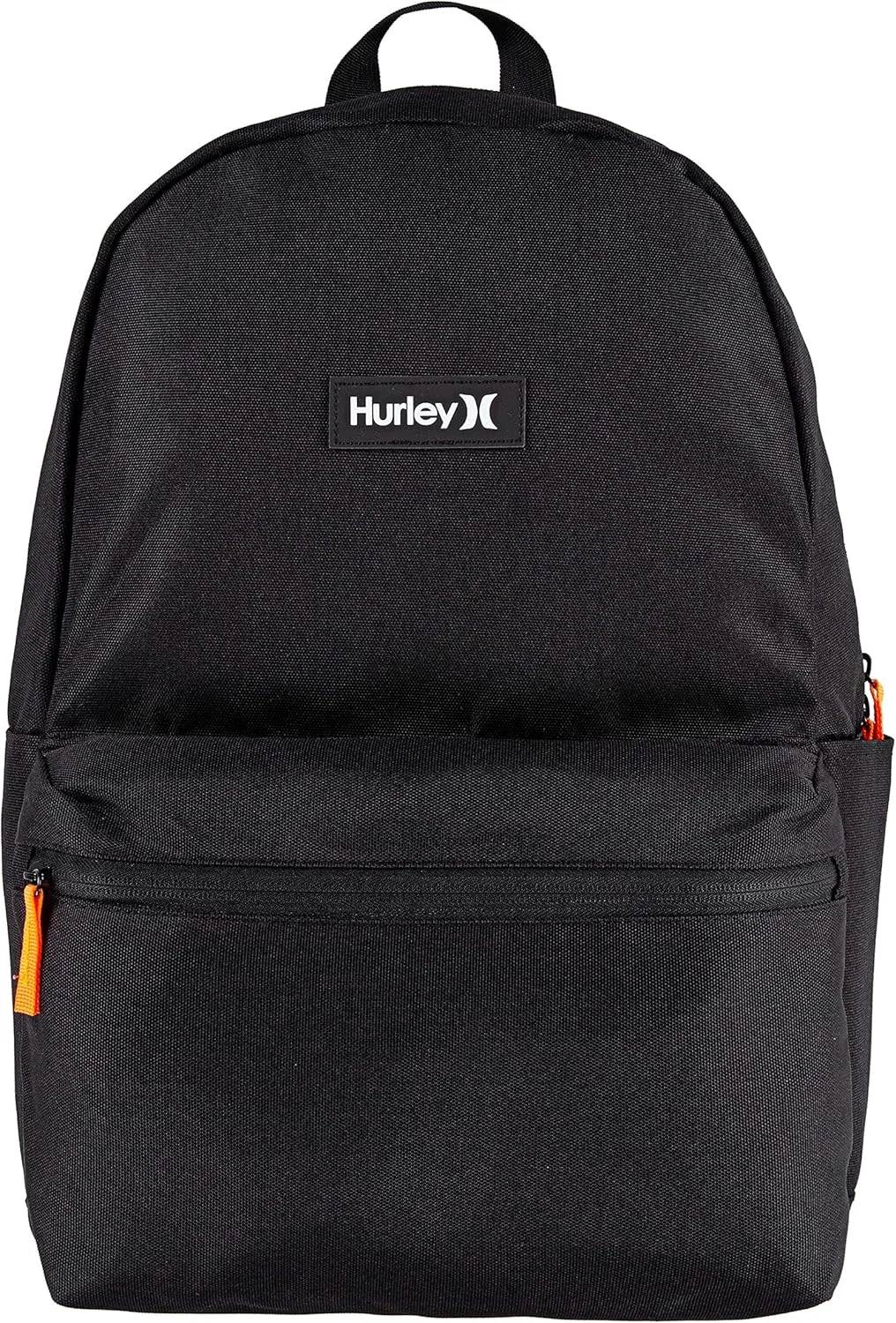 Hurley Kids' One and Only Backpack, Black/Orange, Large