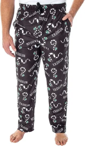 INTIMO Beetlejuice Men's Allover Sandworm Pattern Lounge Sleep Pajama Pants