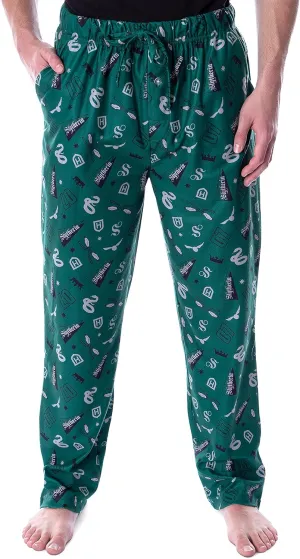 INTIMO Harry Potter Adult Men's Quidditch House Pajama Pants - All 4 Houses Gryffindor, Ravenclaw, Slytherin, Hufflepuff