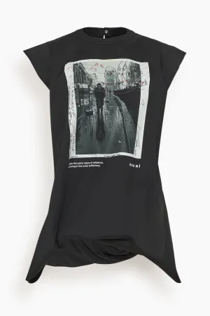 James Dean Cotton Poplin Pullover in Black