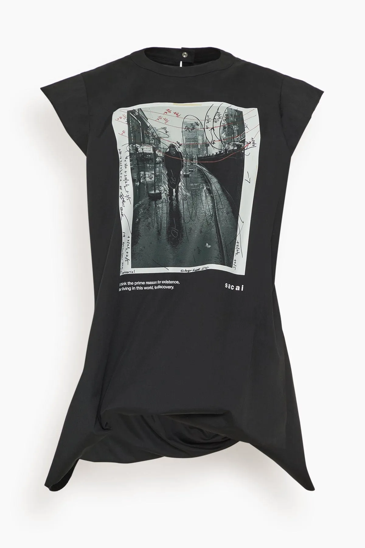James Dean Cotton Poplin Pullover in Black