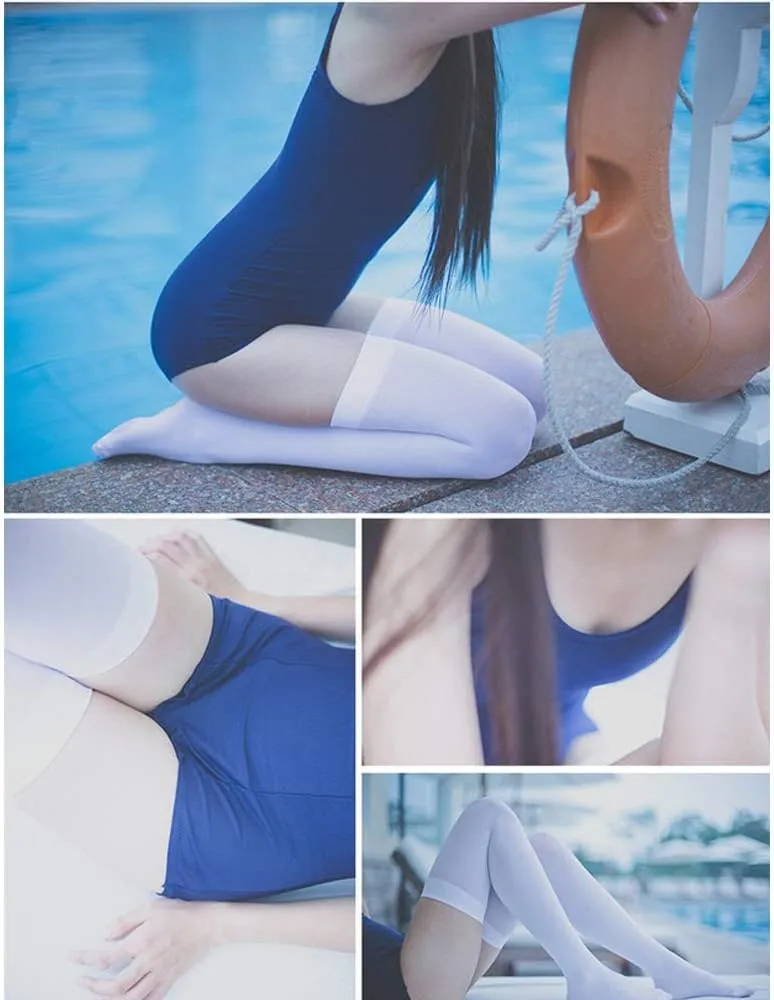 Japanese Style Cute One-Piece Swimsuit Cos Sexy Bathing Suit Swimwear for Girls Women